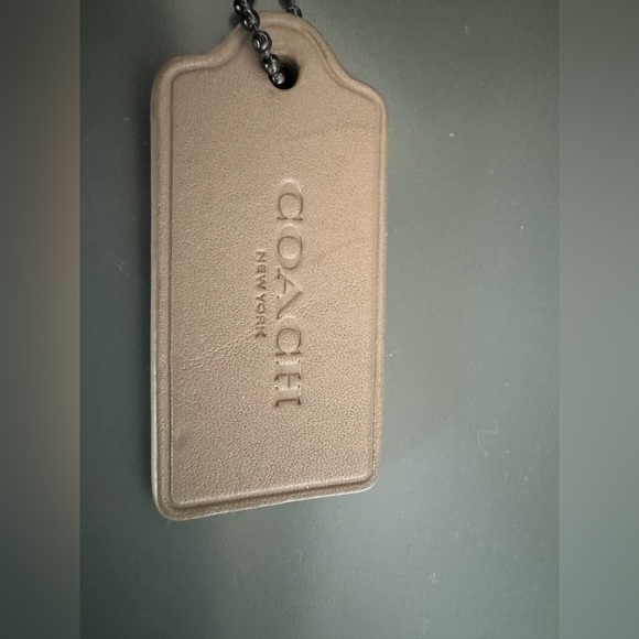 Coach Bag Hang Tag Stone. EUC - Picture 3 of 4